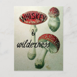 Whiskey- & vildmarkgiftsvamp vykort
