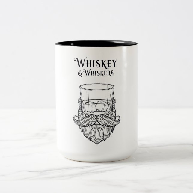 Whiskey & Whiskers Två-Tonad Mugg (Center)