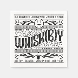 Whiskey / Whisky Napkin Pappersservett