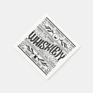 Whiskey / Whisky Napkin Pappersservett