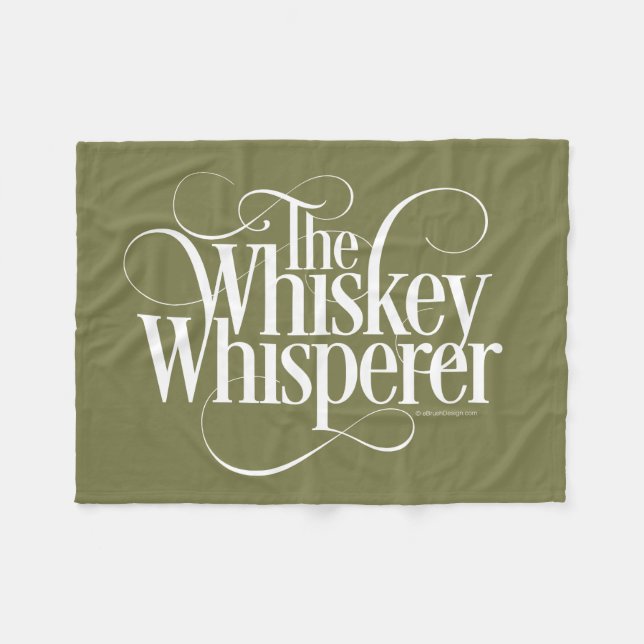 Whiskey Whisperer Fleecefilt (Framsidan (Horisontell))