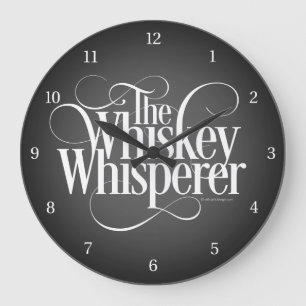 Whiskey Whisperer Stor Klocka