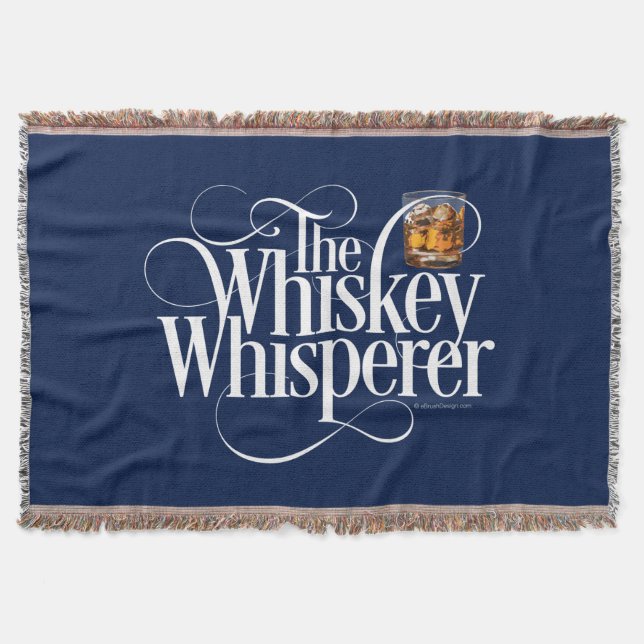 Whiskey Whisperer Throw Blanket Filt (Framsidan)