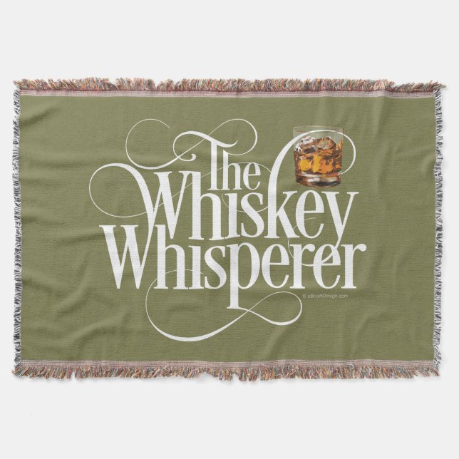 Whiskey Whisperer Throw Blanket Filt (Framsidan)