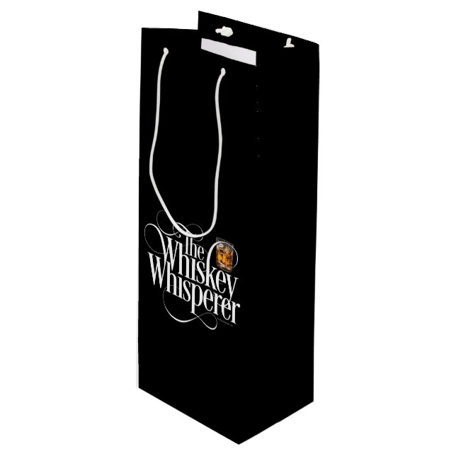 Whiskey Whisperer Vin Gift Bag (Framsidan Vinklad)