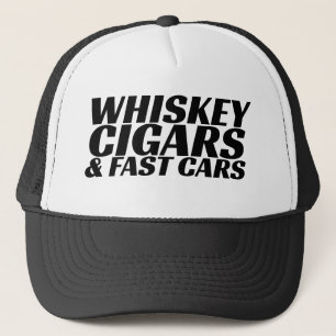 Whiskeycigarrer och snabba bilar keps