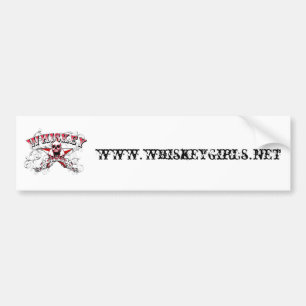 Whiskeyflickabildekal Bildekal