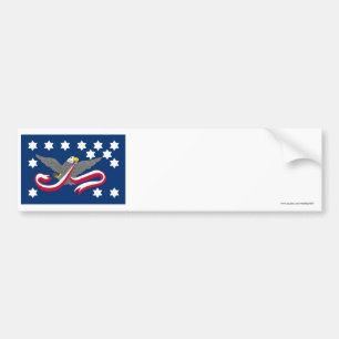Whiskeyrevoltflagga Bildekal