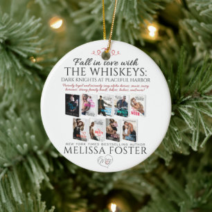 Whiskeys keramiska prydnadsföremål julgransprydnad keramik