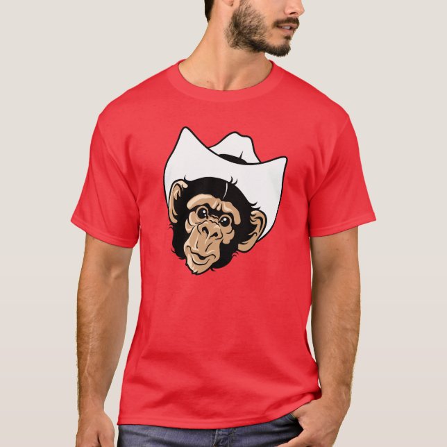 Whiskeyschimpans Tee (Framsida)