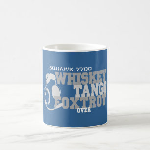 WhiskeyTango Foxtrot - flyghumorn Kaffemugg