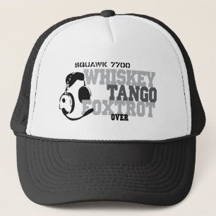 WhiskeyTango Foxtrot - flyghumorn Truckerkeps