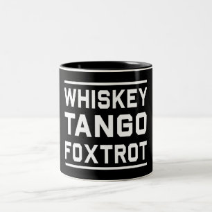 WhiskeyTango Foxtrot Två-Tonad Mugg