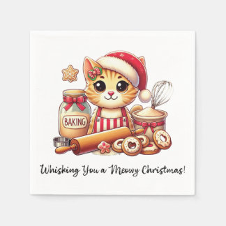 Whisking you a meowy Christmas Pappersservett