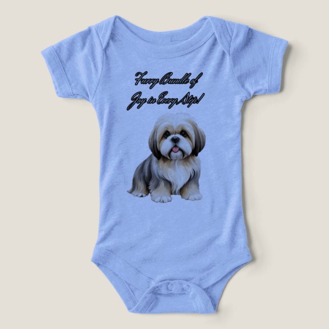 Whiskof and Fluff: Valp på Mysiga Färg T Shirt (Design Framsida)