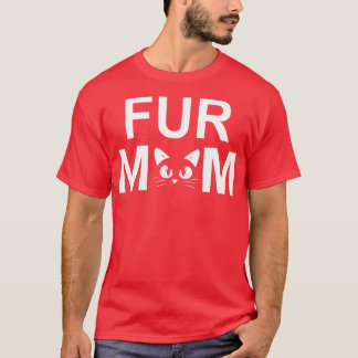 Whiskrar och katjonkatter i päls Mamma T Shirt