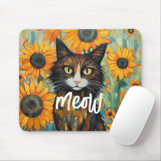Whiskrar och solros Bliss Cat Lover s Musmatta