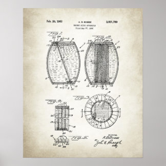 WHISKY AGE APPARATUS PATENT POSTER