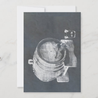 Whisky Barrel Inbjudningar