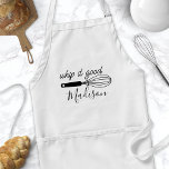 Whisky Bra Funny Personlig Förkläde<br><div class="desc">Whip It Bra Funny Personlig Vuxen Apron. Cute-kocken med en matsäck och ett roligt matlagningscitat från humor. Anpassa den här anpassningsbarna till att laga humor med din egen namn eller text.</div>