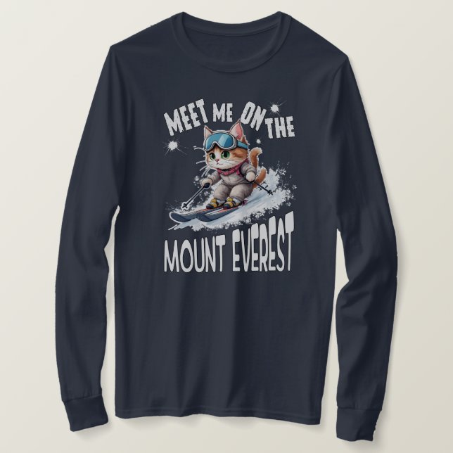 Whisky, den fasansfulla äventyr-katten - Långärmad T Shirt (Design framsida)