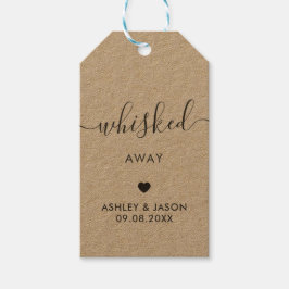Whisky Favor, Bröllop Gift-Märkre Presentetikett