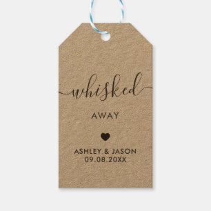 Whisky Favor, Bröllop Gift-Märkre Presentetikett