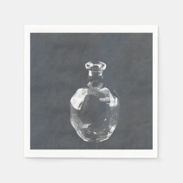 Whisky Flaska Pappersservett