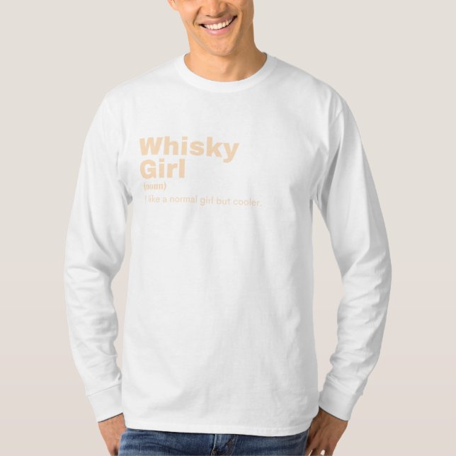 Whisky Girl - Whisky T Shirt (Framsida)
