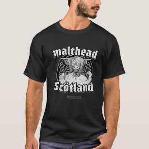 Whisky Påstående Malthead Scotland Whisky T Shirt