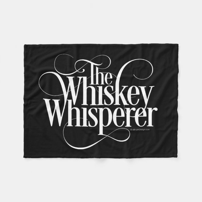 Whiskyviskaren Fleecefilt (Framsidan (Horisontell))