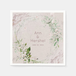 Whisper &  2 Bröllop Cocktail Napkins Pappersservett