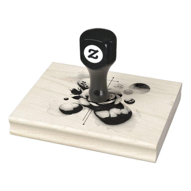 Whisper a Ro - A Dreamy Watercolor Elegance Stämpel (Stämpel)