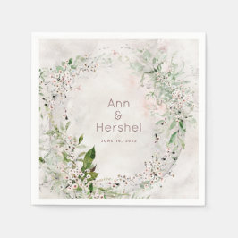 Whisper & Bröllop Cocktail Napkins Pappersservett