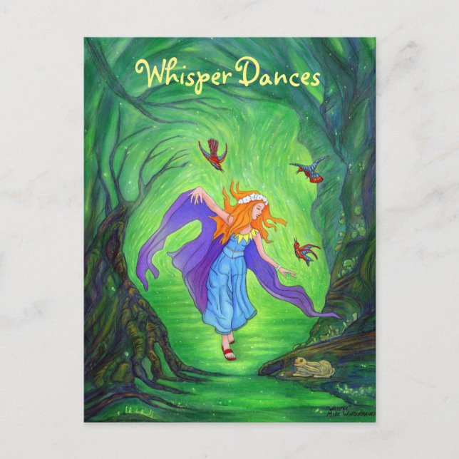 Whisper Dances-vykort av Mike Winterbauer Vykort (Framsida)