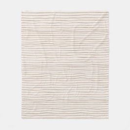 Whisper Linjer Fleecefilt