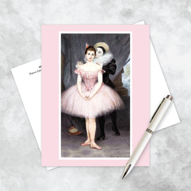 Whisper of Kärlek Pierre Carrier-Belleuse Postcard Vykort (Skapare uppladdad)