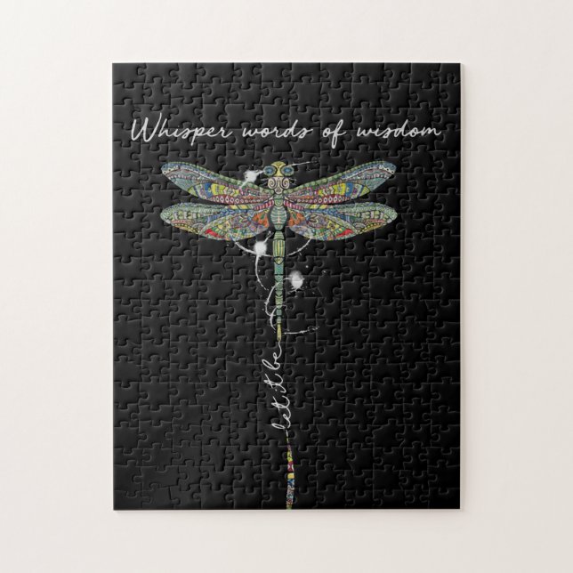 Whisper Ord of Wisdom Brocade Dragonfly Pussel (Vertikal)