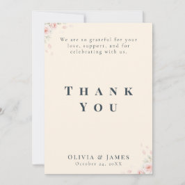 Whispered Petals Minimalist Elegant  Tack Kort