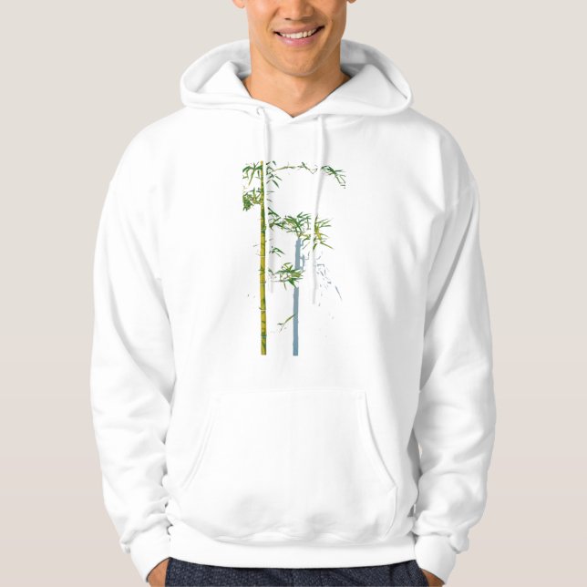 Whispering Bamboo Between Growth and Void Fragment Hoodie (Framsida)