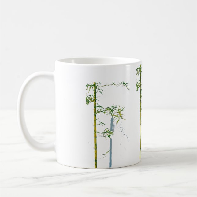 Whispering Bamboo Between Growth and Void Fragment Kaffemugg (Vänster)