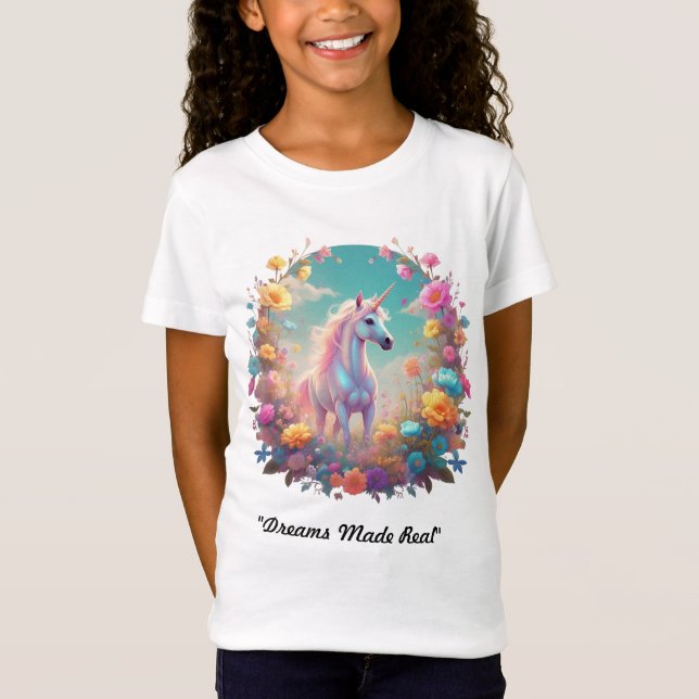 "Whispering Blommigt Dreams" T Shirt (Framsida)