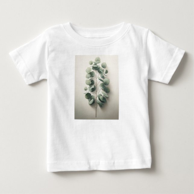 Whispering Eucalyptus - Serene Baby Tee (Framsida)