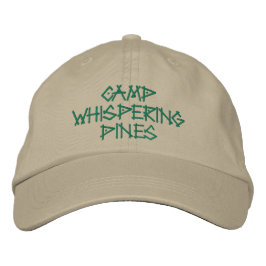 Whispering Gräs Embroized Hat Broderad Keps