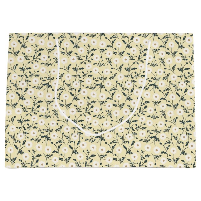 Whispering Meadow - Butter Yellow Floral Pattern (Framsidan)