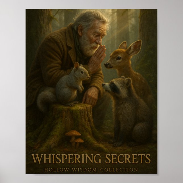 "Whispering Secrets" - Hollow Wisdom Collection Poster (Framsidan)