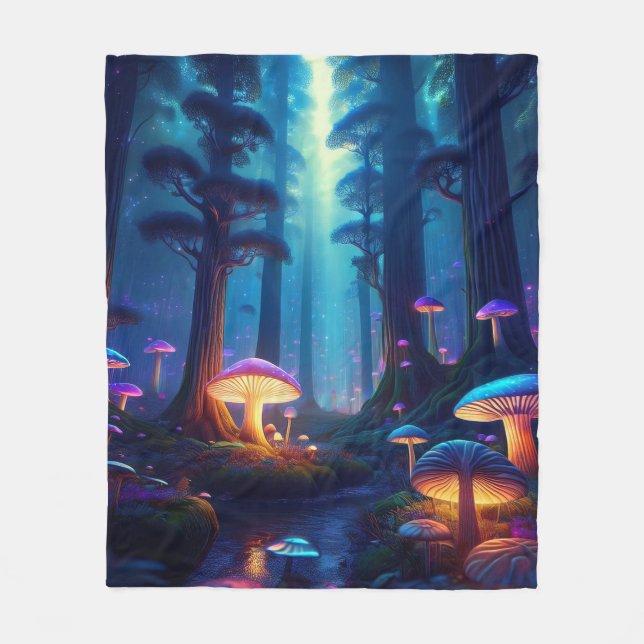 Whispering Skogen Fleecefilt (Framsidan)