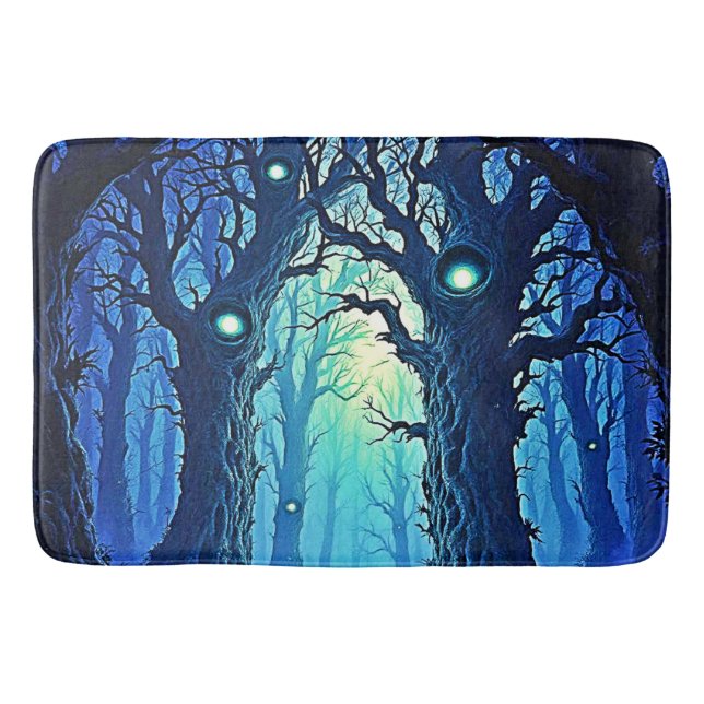 Whispering Skogen Mörk Fantasy Badrumsmatta (Framsidan)