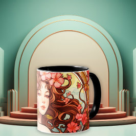Whispering Vines Art Nouveau Beauty Mugg