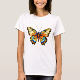 "Whispering Vingar: Gracval Butterfly T-Shirt Des